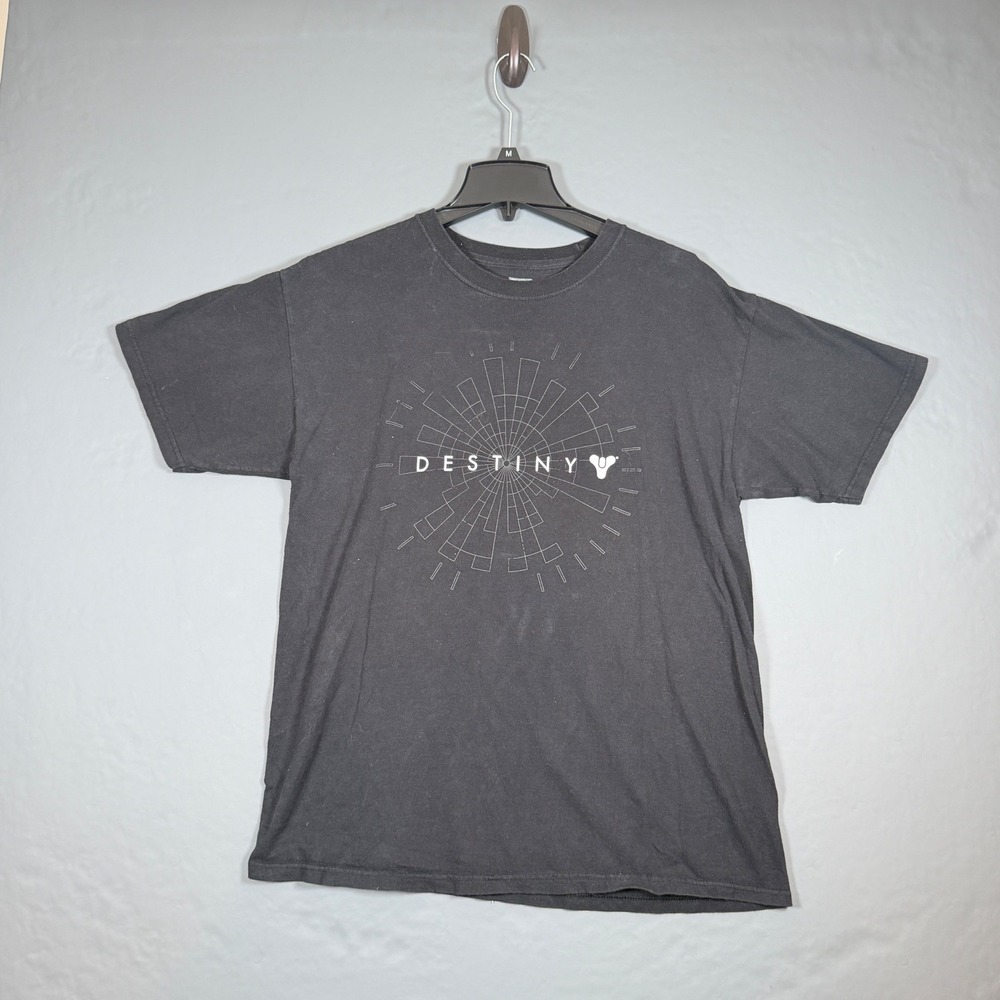 Destiny Video Game T Shirt Large Black Bungie Graphic Promo Gaming Mens Tee